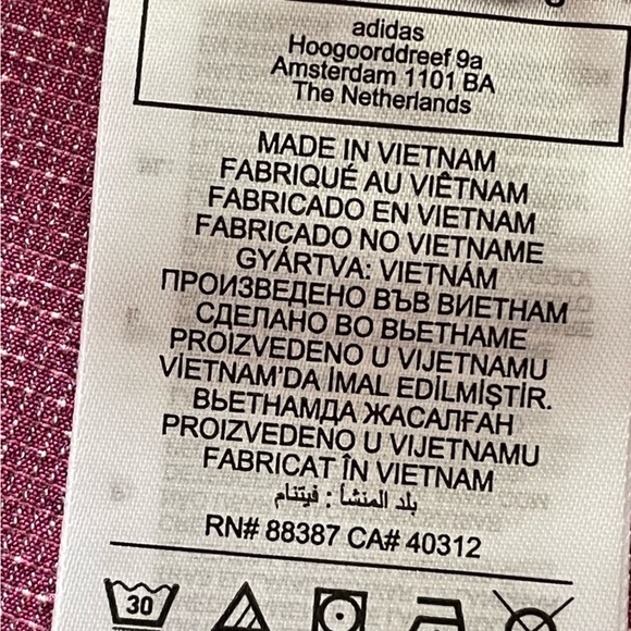 Adidas Golf Shorts 40 Mens Crosshatch Lucid Fuchsia Pockets Athletic HR9054 Pink - Picture 10 of 13